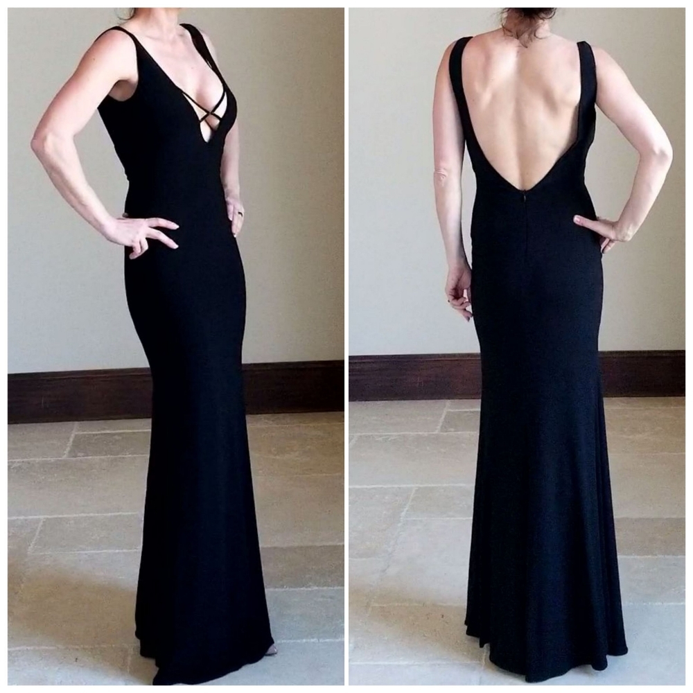Jovani Full Length Formal Black Dress 0 Small